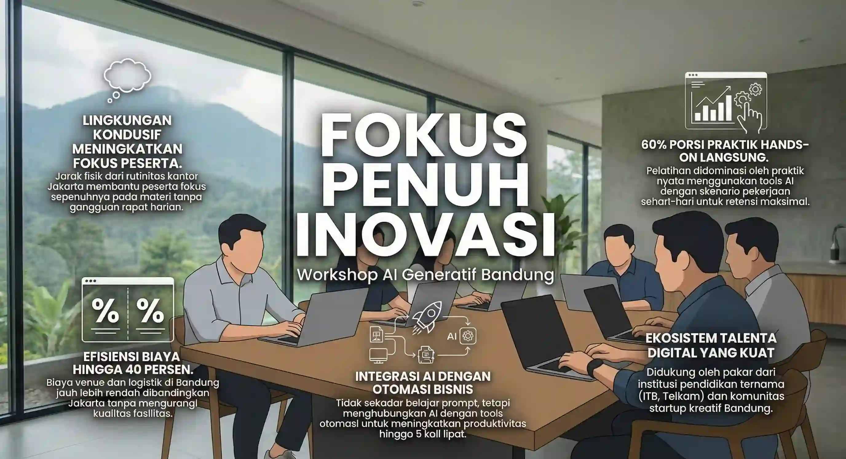 Workshop Pelatihan AI Bandung untuk Korporat